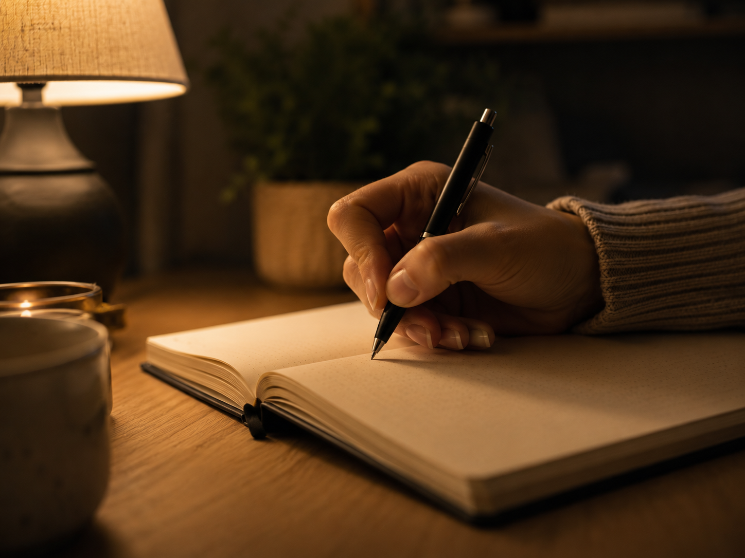 Writing an evening worry list to prevent waking up at 3am